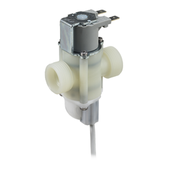 Combined hall effect flow sensor and normally closed solenoid valve 1 - 15 L/min, ¾” BSP Inlet/Outlet   240V AC 